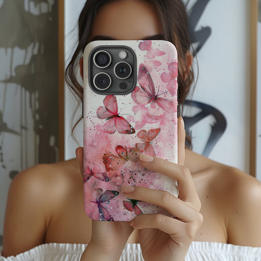 Free Spirit | Watercolor Butterfly iPhone Case