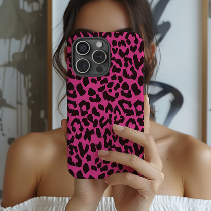 Catwalk | Pink Leopard iPhone Case