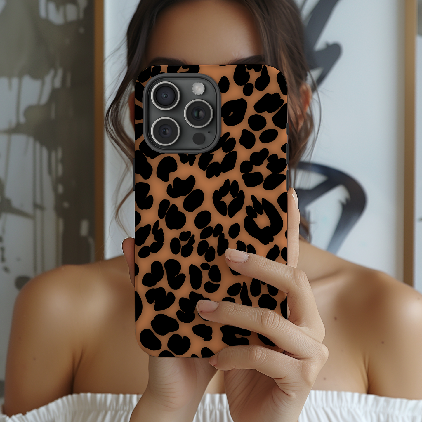 Amber Leopard | Animal Print iPhone Case