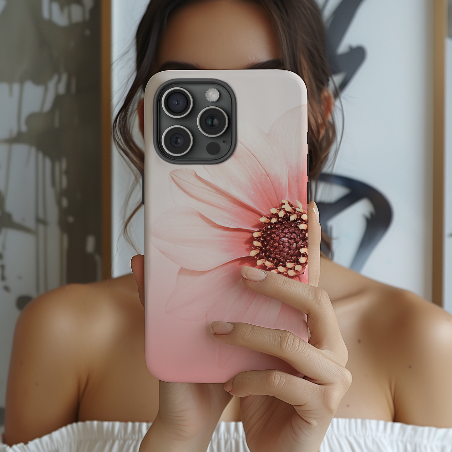 Daisy | Pink Gradient Flower Case