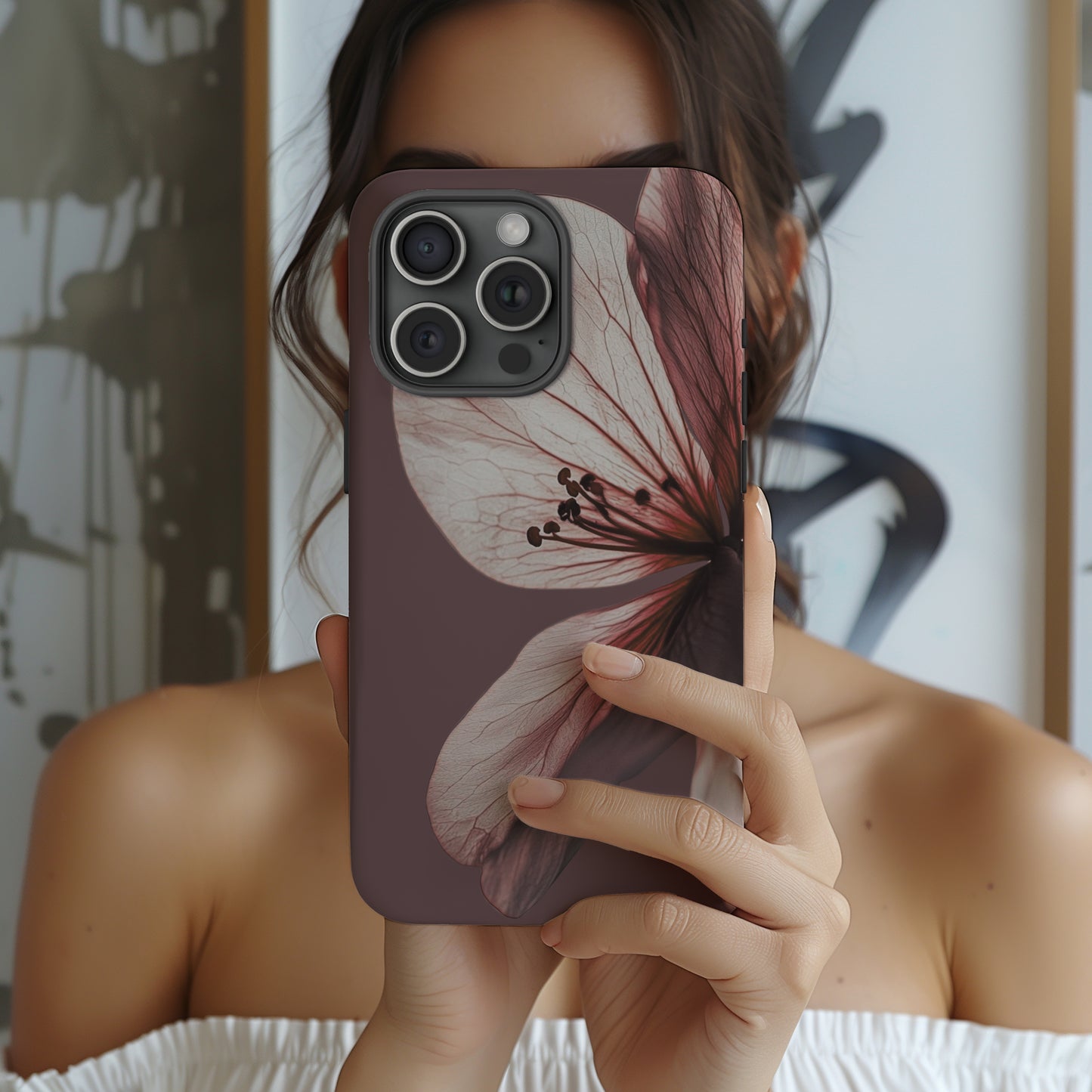 Coque iPhone Tentée | Fleur