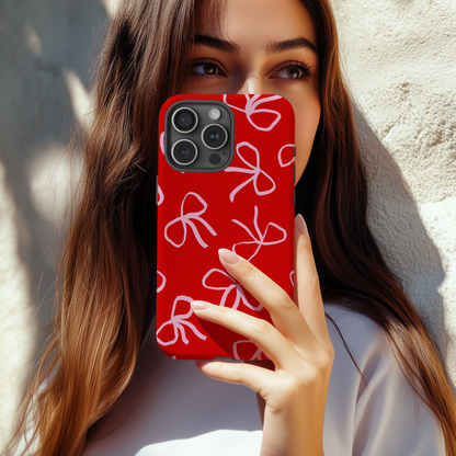 Ribbons & Bows | Red Coquette Case