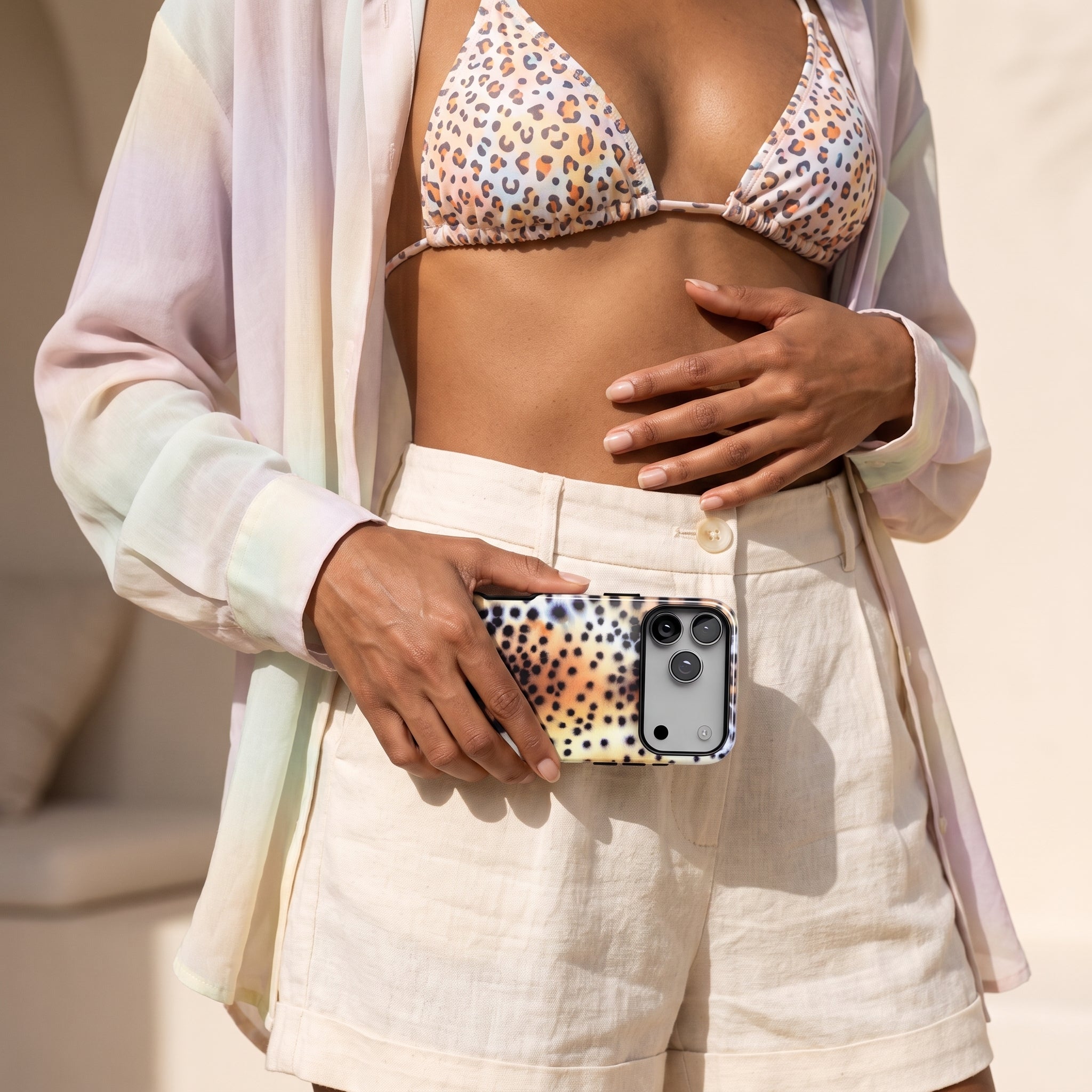Spotted Mood | Abstract Cheetah iPhone Case