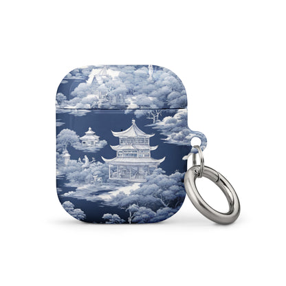 Pagoda | Blue Toile AirPods Case