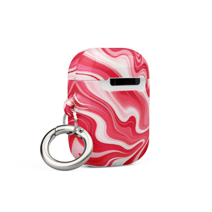 Color Wave | Red Abstract AirPods Case