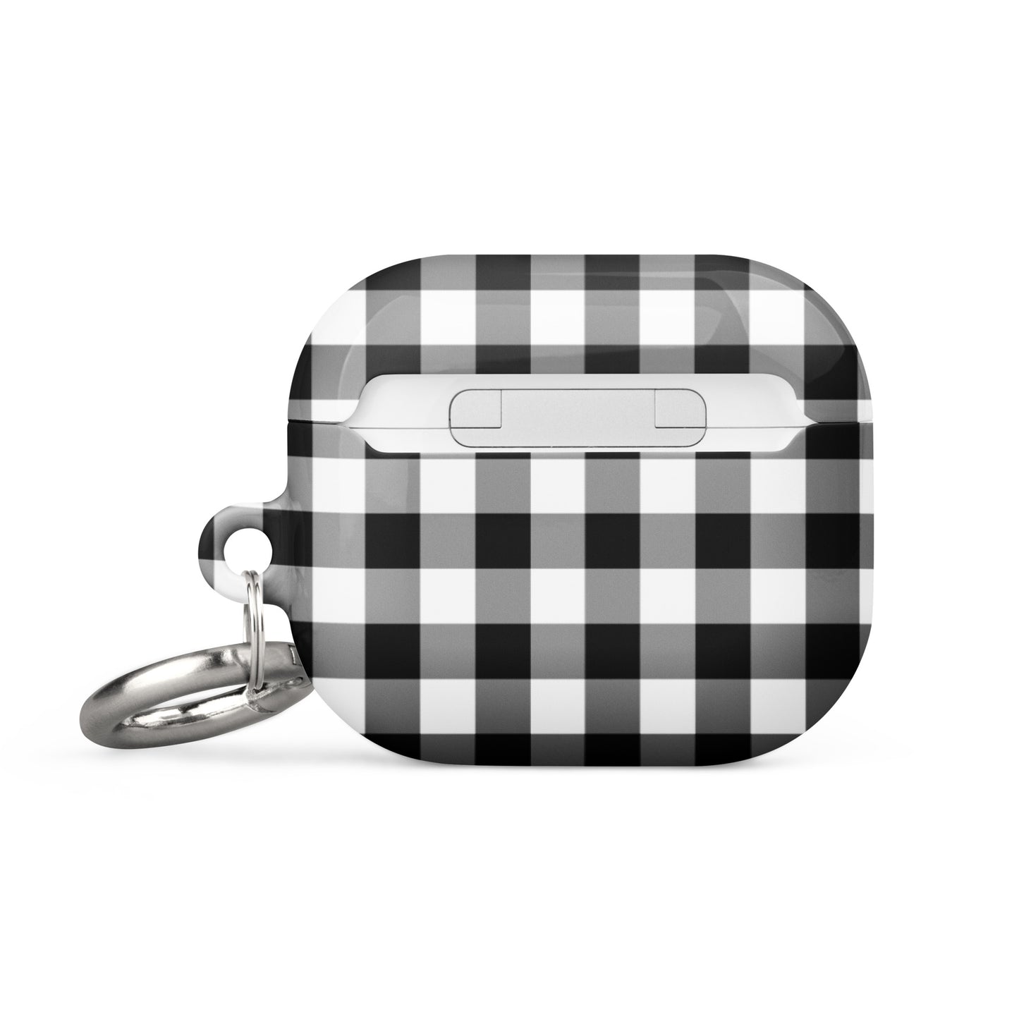 Gingham Check | Black & White AirPods Case