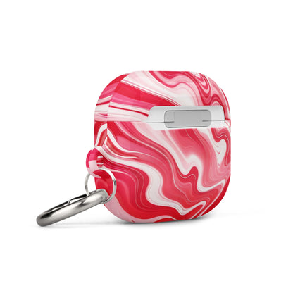 Color Wave | Red Abstract AirPods Case