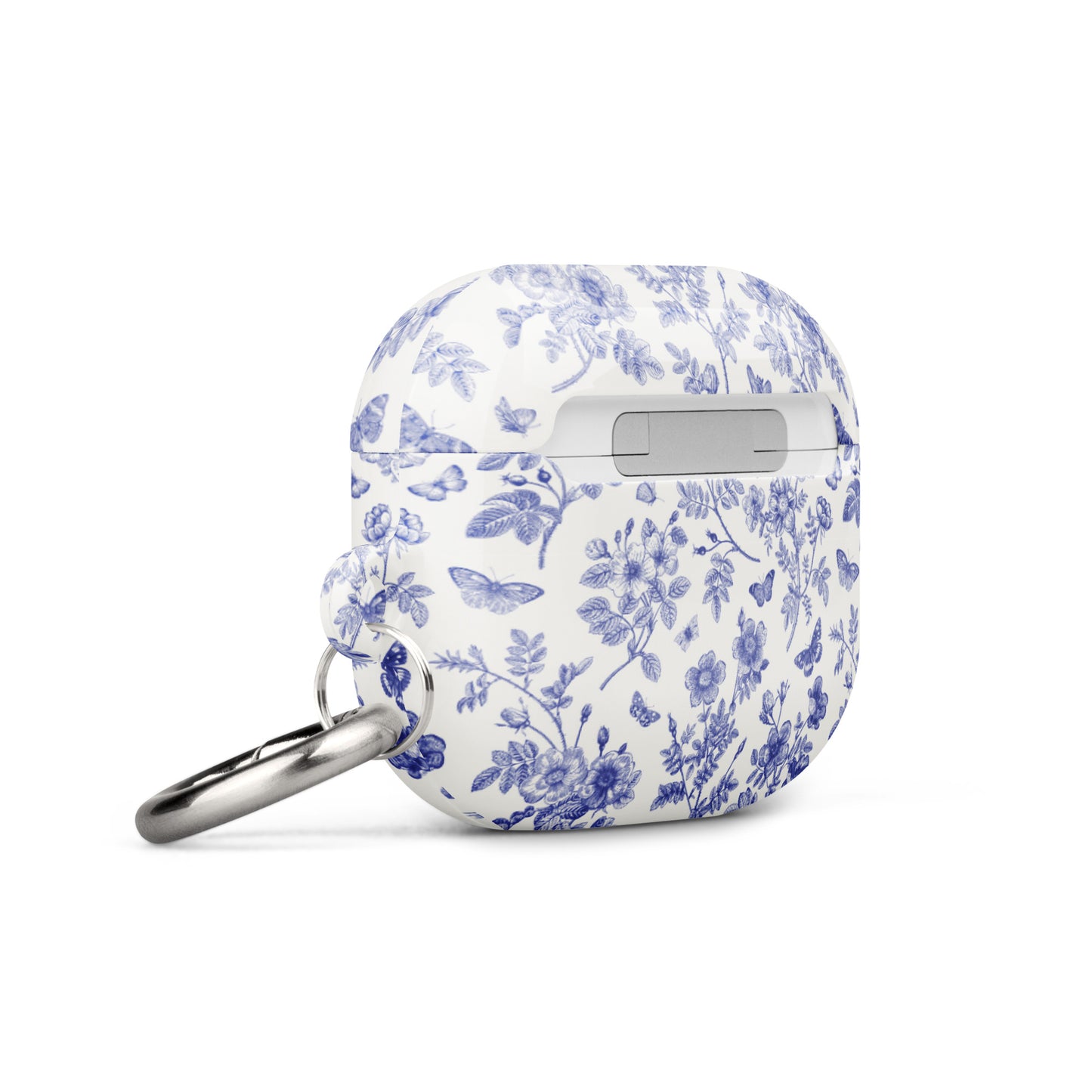 Wild Roses | Blue Butterfly Floral AirPods Case