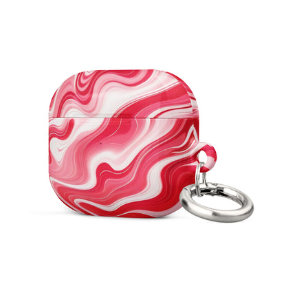 Color Wave | Red Abstract AirPods Case