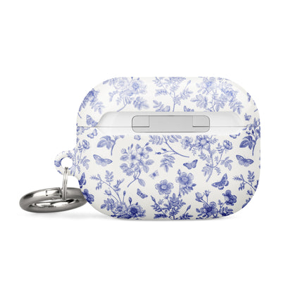 Wild Roses | Blue Butterfly Floral AirPods Case