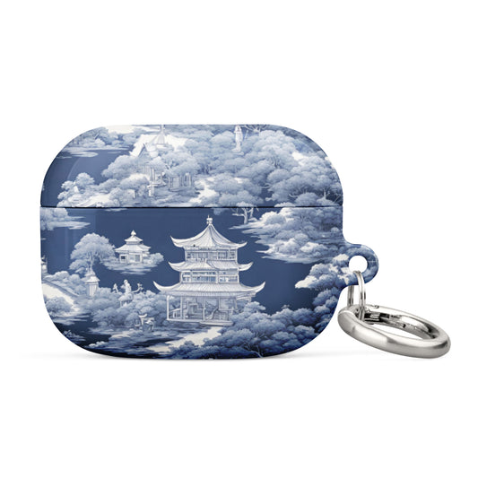 Pagoda | Blue Toile AirPods Case