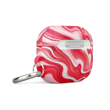 Color Wave | Red Abstract AirPods Case