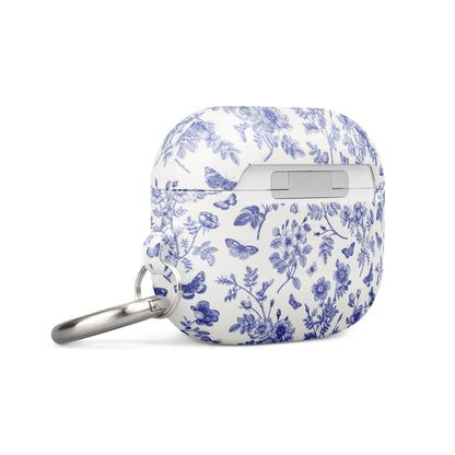 Wild Roses | Blue Butterfly Floral AirPods Case