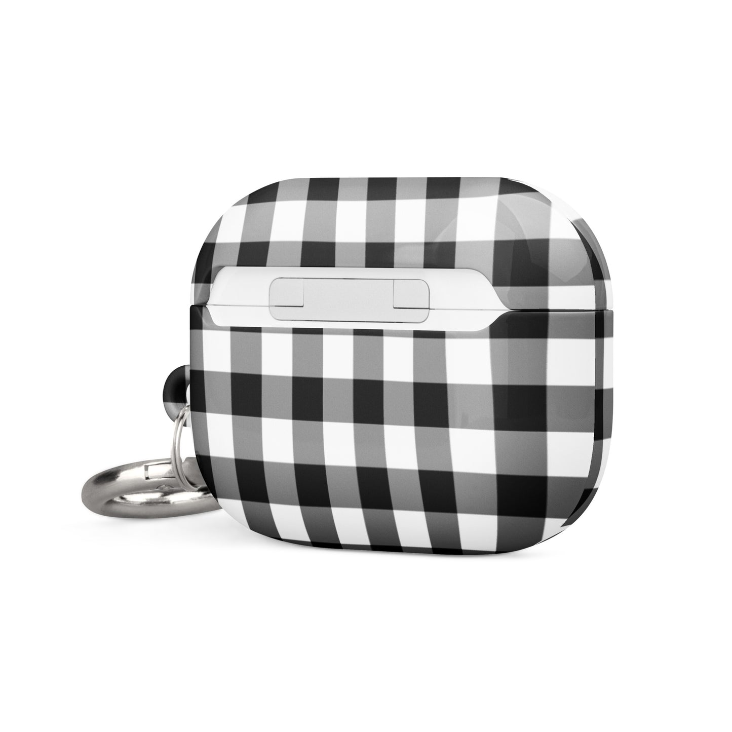 Gingham Check | Black & White AirPods Case