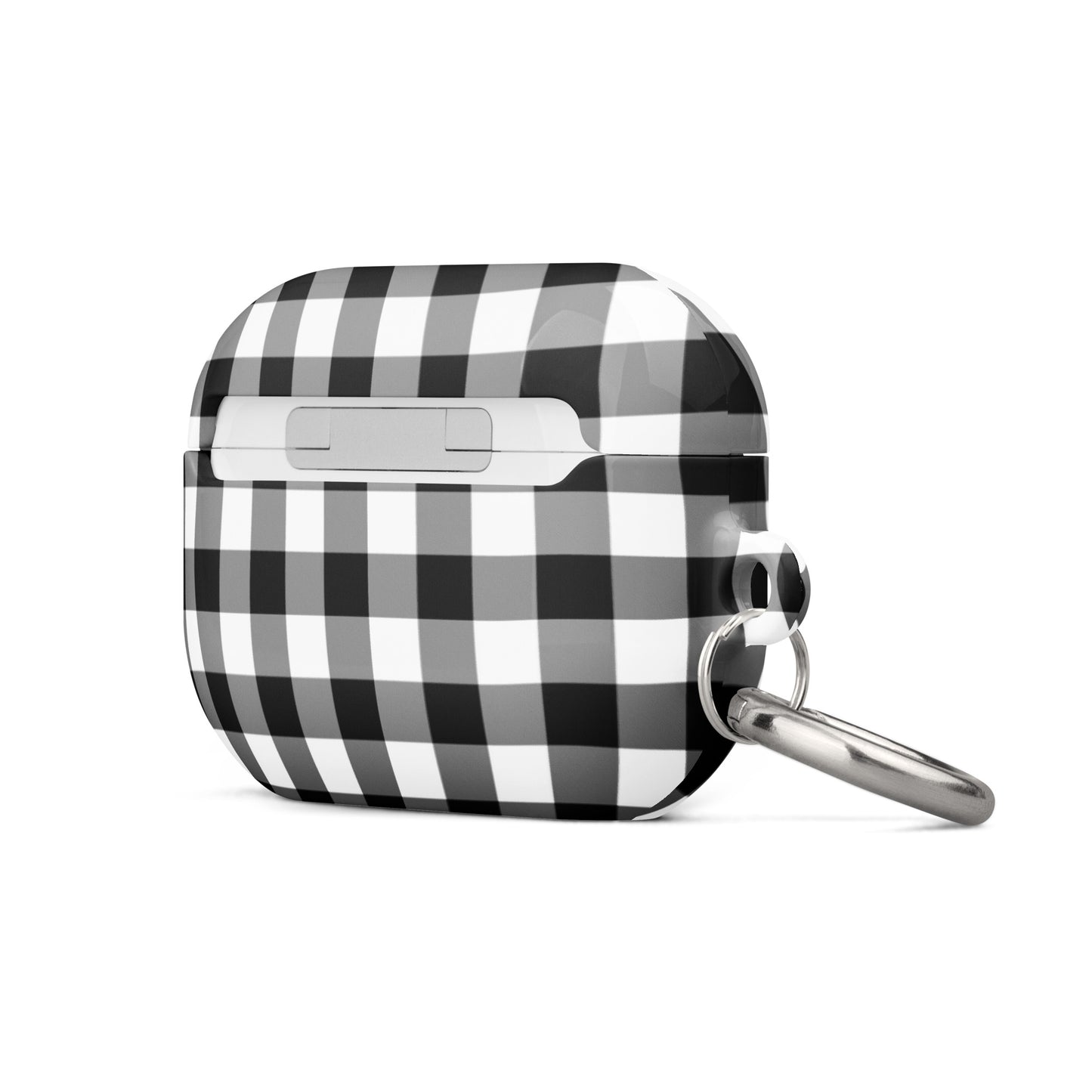 Gingham Check | Black & White AirPods Case