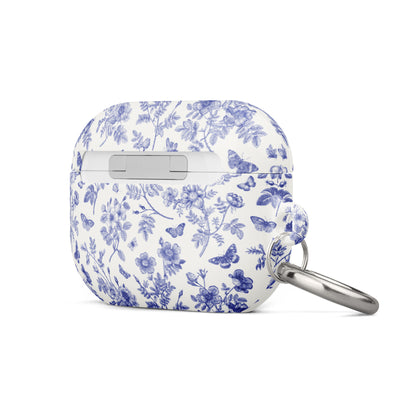 Wild Roses | Blue Butterfly Floral AirPods Case