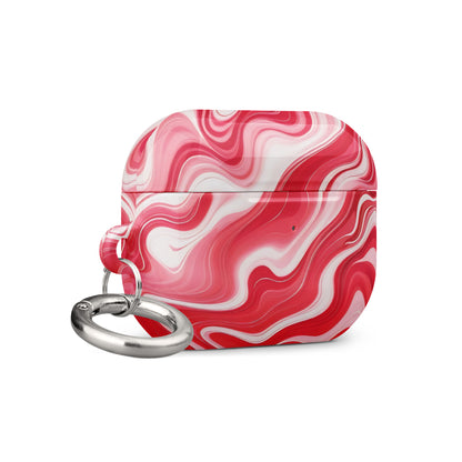 Color Wave | Red Abstract AirPods Case