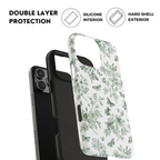 Butterfly Garden Floral iPhone Case