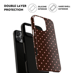 Pretty in Pink Polka Dot iPhone Case