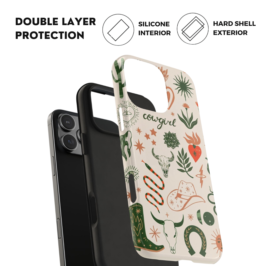 Cowgirl Canyon Western iPhone Case