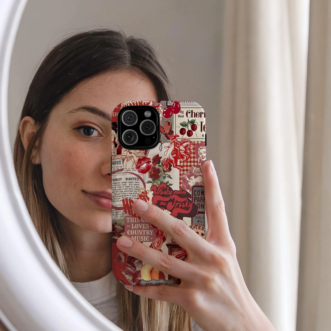 Cowgirl Glam Western iPhone Case