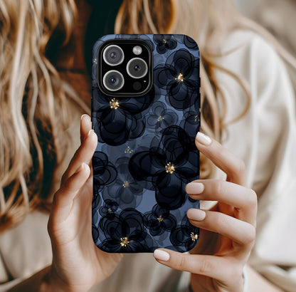 Petal Party | Blue Floral iPhone Case