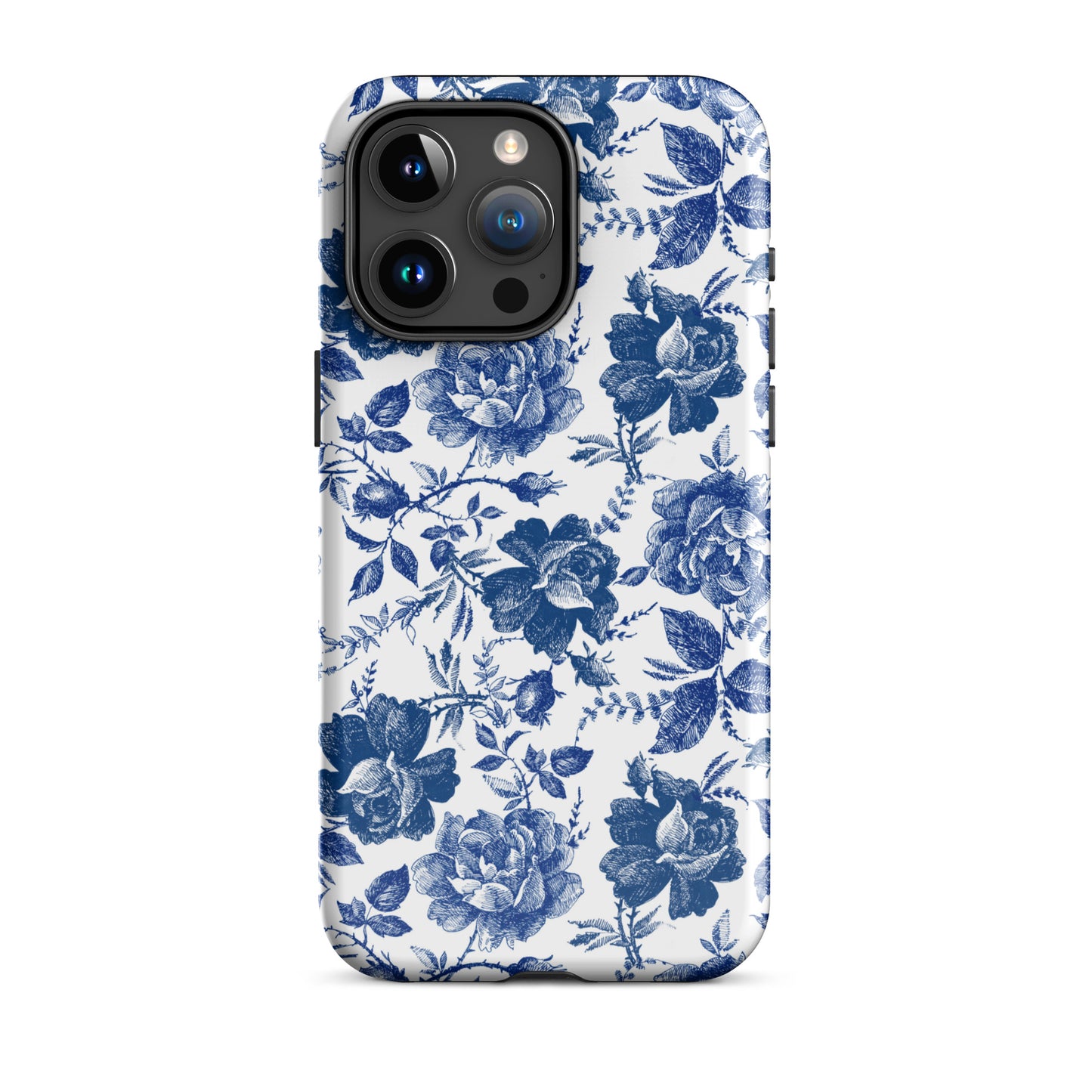 Indigo Rose | Blue Floral Case