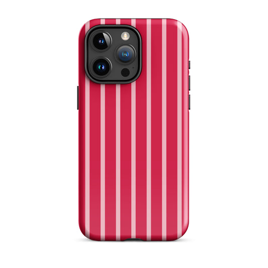 Raspberry Stripe | Trendy Y2K Case