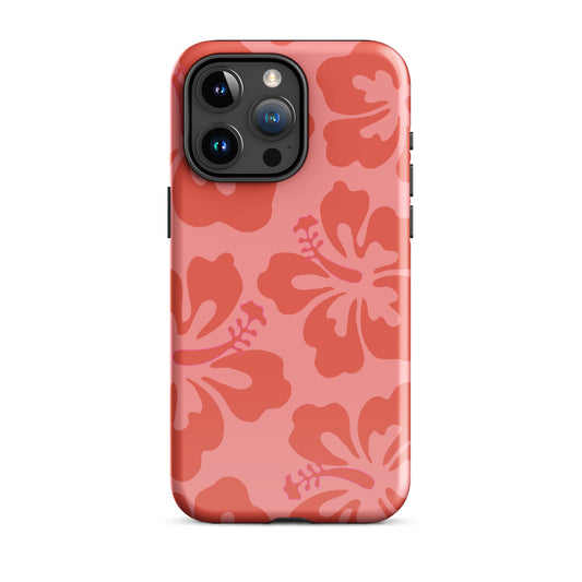 Island Life | Orange Hibiscus Floral Case