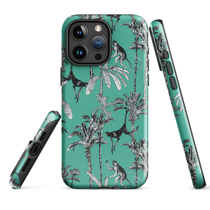 Monkey Business | Retro Tropical Palms Case